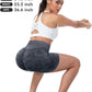 CHRLEISURE Women's 4 Packs Workout Gym Shorts, High Waisted Butt Lifting Scrunch Butt Seamless Booty Shorts