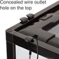 REPTI ZOO 67Gallon Reptile Large Terrarium Upgrade Glass Front Opening Tank Sliding Door with Screen Ventilation Reptile Terrarium About 48" x 18" x 18"(Knock-Down)