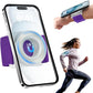 TOPGO Running Phone Holder for iPhone [360° Rotatable & Upgrade Anti-Drop] Magnetic Wrist Phone Holder, Magsafe Armband Compatible with iPhone 16 Pro and Android - Purple