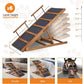 Wooden Dog Ramp for High Bed, 47.2" Long Non-Slip Dog Ramp for Couch, 6 Adjustable Heights from 15.7" to 28" with Side Rails for Small Medium Large Dogs(Up to 160 Lbs)