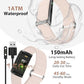 Smart Bracelet, Wearable Activity & Fitness Tracker Band, 24H Sleep Tracker, All-Day Continuous Heart Rate Blood Pressure Stress HRV Monitor, 170+ Sport Modes Smart Wristband with 2 Bands, Free APP
