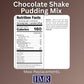HMR 800 Shake Meal Replacement Mix | Chocolate Shake Powder to Support Healthy Weight Loss | 17g of Protein | Easy to Make | Low Calorie Food | 7 Servings