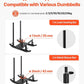 VEVOR Weight Sled, Steel Power Sled, Fitness Strength Training Sleds for Athletic Exercise Speed Improvement, Workout Fitness Equipment with Handle, Compatible with 1/2 in Weight Plates, Black