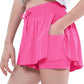 EXARUS Girls Butterfly Shorts Flowy Dance Skirt Cheer Skorts Athletic Tween Clothes Teen Preppy Outfits Flutter Kids