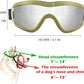 Small Dog Sunglasses with Adjustable Strap UV Protection, Winproof Puppy Sunglasses, Suitable for Dogs Eyes Protection，Soft Dog Goggles