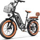 1500W Electric Bike for Adults,48V 20/60Ah Removable Battery Max Range 80Miles & 30MPH Electric Bicycle,20''×4" Fat Tire Ebike,Adult Electric Bicycles for Commute Beach Snow,E-Bike UL Certified
