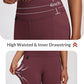baleaf Women's Fleece Lined Leggings Waterproof Winter Hiking Pants Thermal Running Tights Zipper Pockets High Waisted