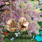 Picowe Wooden Butterfly House - Natural Habitat Nesting Box With Feeder for Butterflies, Bees, Ladybirds - Hanging Garden House for Outside, Open Door