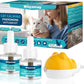 Cat Calming Diffuser - Cat Pheromones Calming Diffuser for Cat Anxiety Relief 3-in-1 Cat Pheromone Diffuser Kit with 1 Diffuser + 2 Refill 48ml Vial - 60 Days Pheromone Diffuser to Calm Cats