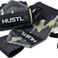 Hustle Athletics Wrist Wraps for Weightlifting – Max Wrist Support for Safe & Heavy Lifts, USPA Approved 18" & 12" Lengths, Thumb Loop Gym Straps for Powerlifting & Weight Lifting for Men and Women