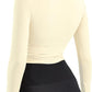 Women Tie Front Shrug Long Sleeve Bolero Cardigan Lightweight Casual Tops
