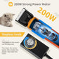 CGOLDENWALL Dog Hair Clipper for Grooming 200W Pet Clipper Kit with Spare Blade, Low Noise&Vibration, Animal Grooming Trimmer for Cat Sheep Dog