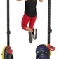 Sunny Health & Fitness Multifunctional Strength Training Home Gym – Complete Workout Equipment with Training Attachments, Optional Squat Stand, Power Rack Cage, Adjustable Incline Bench