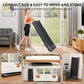 Walking Pad Treadmill, Adjustable 10% Incline 450LBS Capacity, 3.5HP 4 in 1 Portable Treadmills for Home Office, Under Desk Treadmill with Handle Bar, LED Display Remote Control