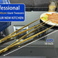 JETKONG 2 Pcs 18 Inch (45cm) Stainless Steel Grill Tongs Heavy Duty Giant Tweezer Tongs, Extra Large Tweezers Tools for Cooking, Grilling, BBQ and Turning Food (Gold)