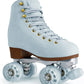 Roller Skates for Women or Men with Height Adjustable Rubber Stoppers Retro Suede Quad Roller Skates for Outdoor and Indoor