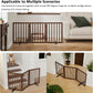 Dog Gate for Stairs,Foldable Dog Gate for Indoor Doorways House,Freestanding Pet Gates for Dogs,Doogie Puppy Fence Gate