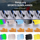 BangLong Polarized Sports Sunglasses Cycling Sun Glasses for Men Women with 5 Interchangeable Lenes for Running Baseball Golf