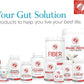 Silver Fern Cleanse - Daily Gut - 2 Bottle - 240 Capsules - 60 Day Supply - Immunoglobulin G, A & M -(IgG, IGA, IgM) - Digestive System & Immune System Support - Postbiotic