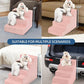 Dog Stairs for Small Dogs,13" H,3-Step Dog Steps Ramp for Bed and Couch with High Density Foam,Non-Slip Pet Steps for Doggy and Cat,Pet Stairs with a Washable Cover,Pink