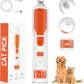 Dog Nail Grinder 7-Speed & 360° LED Light, Professional Pet Nail Grinder for Dogs and Cats, Electric Dog Nail Trimmer Painless Paws Grooming & Smoothing Tool for Large Medium Small Dogs Cats Pets