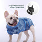 Kuoser Dog Surgery Recovery Suit, Anti Licking Pet Surgical Suit for Dogs Male Neuter, Female Dog Surgery Suit for Spay Subsititute E-Collar Cone, Dogs Body Suits After Surgery Blue Tie Dye 2XL