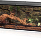 REPTI ZOO 67Gallon Reptile Large Terrarium Upgrade Glass Front Opening Tank Sliding Door with Screen Ventilation Reptile Terrarium About 48" x 18" x 18"(Knock-Down)
