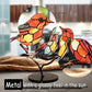 2Birds on a Branch, Metal Desktop Plane Shape Decorations, Home Bird Decorations for Office, Window, Aviary, Garden, Gifts for Bird Lovers, Boxed Set.