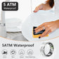Thin Smart Ring for Fitness & Health Tracking -Heart Rate/Blood Oxygen Monitor, 5ATM Waterproof, Sleep Analysis, Pedometer -No APP Subscription Compatible with Smartphone (Silver, 7)