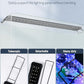 Pawfly 18 W Aquarium LED Light for 24 to 30 Inch Fish Tanks Extendable Fish Tank Light with Full Spectrum Brilliant White Blue Red Lights with Daytime & Night Modes and Adjustable Brightness