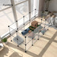 Small Animal Playpen, Guinea Pig Cages, 24 Panels Pet Playpen for Hamsters, Hedgehog, Bunny, Ferret, Indoor Outdoor Plastic Fence, 48.5 x 24.8 x 24.8 inches