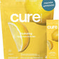 Cure Hydration | Plant-Based Electrolyte Drink Mix | No Added Sugar | FSA & HSA | Dehydration Relief Powder Made with Coconut Water | Non-GMO | Vegan | Pouch of 14 Packets - Lemonade
