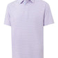 Golf Shirts for Men - Moisture Wicking Short Sleeve Performance Sport Casual Striped Collared Mens Polo Shirt