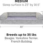 Furhaven Cooling Gel Dog Bed for Medium/Small Dogs w/ Removable Bolsters & Washable Cover, For Dogs Up to 35 lbs - Faux Fur & Velvet Sofa - Smoke Gray, Medium