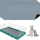 3 Packs Washable Guinea Pig Cage Liners, Waterproof Guinea Pig Pee Pads Reusable Absorbent Bedding Anti Slip Mats for Small Animals Bunny Rabbit Hamster (47 x 24in)