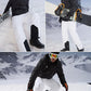 FREE SOLDIER Men's Waterproof Snow Insulated Pants Winter Skiing Snowboarding Pants with Zipper Pockets