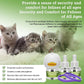 2 Diffusers& 6 Refills +2pcs Calming Collar Cat Calming Diffuser, Plug in Diffuser Cat Pheromone Calming Diffuser Starter Kit Helps Ruduce Anxious, Anti-Stress & Comforts Cats