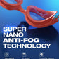 ZIONOR G1 Nava Super Anti-Fog Unisex Swim Goggles Mirror/Bright Smoke Lens