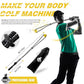 Golf Rope Swing Trainer, Golf Tyro Posture Corrector Professional Golf Training Aid, Master Tempo Golf Warm-Up Practice Equipment with Weighted Ball for Golfers of All Levels