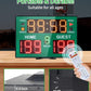 Basketball Digital Scoreboard with Remote,Battery Powered Portable Tabletop Electronic Scoreboard with 75dB Buzzer,Countdown Timer & Score for Games