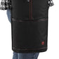 ALLCAMP 2 Bottle Wine Tote Carrier - Insulated Portable Padded Canvas Wine Bag for Travel, BYOB Restaurant, Wine Tasting, Party, Great Christmas Day Gift for Wine Lover，Black