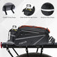 MOSISO Bike Rack Bag, Waterproof Bike Rear Rack Handbag Bicycle Trunk Bag, 14L EVA Mountain Bicycle Rear Seat Storage Saddle Pouch Cycling Luggage Pouch with Shoulder Strap, Red