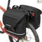 Bike Bag Accessories Panniers for Bicycle Rear Rack Bag 36L Waterproof Mountain Electric Bike Saddle Bag for Cycling Traveling Commuting Black