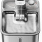 Stainless Steel Cat Water Fountain Wireless for Cats Indoor, Automatic Metal Dog Water Dispenser,Cordless Battery Operated Pet Drinking Fountain,Rechargeable Waterer with Motion Sensor 123oz, Gray