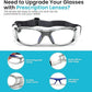 BLUE CUT Safety Basketball Goggles For Kids for Outdoor Sports Activities Anti Fog Replaceable to Prescription Lenses