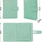 Melsbrinna Rfid Passport Holder for Travel women/Men, Cute Passport Wallet Rfid Blocking Card Slots, Rfid Passport Cover/CaseTravel Wallet, Passport Book Holder (1, Green4)