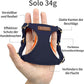 Puppytie No Pull xs Dog Harness with Multifunction Dog Leash,Soft Adjustable No Choke Escape Proof Pet Harness Vest,Navy,XS