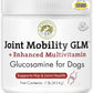 Wholistic Pet Organics Joint Mobility GLM - 1 Lb - Glucosamine for Dogs Chondroitin Supplement Green Lipped Mussels - Joint Supplement for Dogs - Arthritis Pain Reliever for Large & Small Breeds