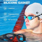 ZIONOR G1 Lite Swim Goggles with Swim Cap Comfortable Anti-fog Swimming Goggles Cap Set for Adult Men Women