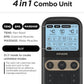 4 in 1 - D.I.Y & Tens Unit & EMS & Massage Muscle Stimulator, Dual Channel TENS Units Therapy Machine for Pain Relief, FDA Cleared Rechargeable Electronic Pulse Massager,with 12pcs Electrode Pads
